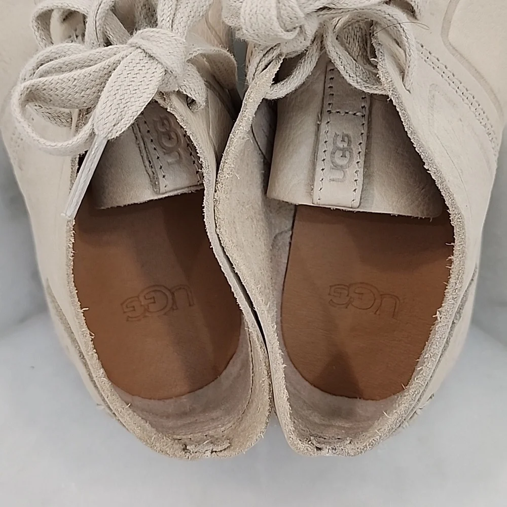 Ugg Womens Sneakers Adaleen Light Grey Cream Size 7